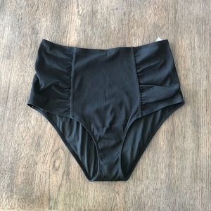 AERIE HIGH WAISTED FULL COVERAGE RIBBED BOTTOMS XL